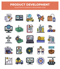 Product Development Icons: Streamlining Business Growth