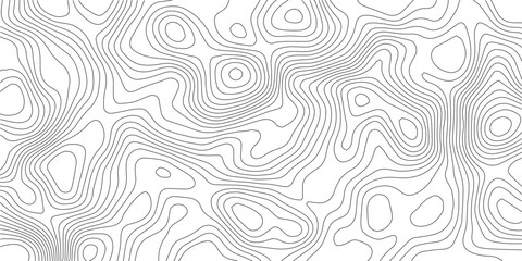 Fototapeta premium Topographic Map Contour Lines Background. Geographic Terrain Elevation Map. Digital Terrain Contour Pattern for Design. Stylized Contour Lines Map Background 