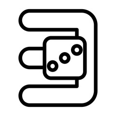 a collection of icons containing letter and number shapes with various variations