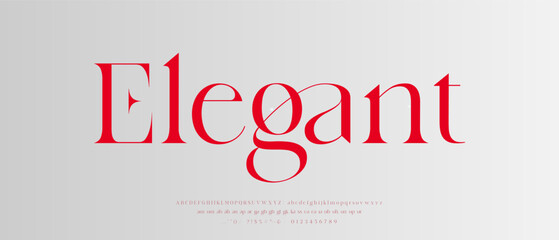 Modern Luxury alphabet letters font. Classic Elegant Modern Serif Lettering Minimal Fashion Logo. Typography decoration fonts for branding, wedding, logos. vector illustration