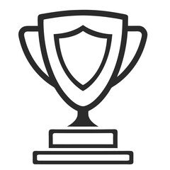 Shield and Trophy Outline