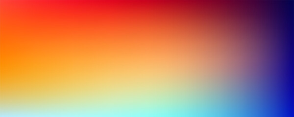 soft gradient background blending red, orange, cyan, and blue tones for modern digital design use.