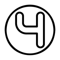 a collection of icons containing a series of numbers and letters in several different versions