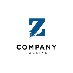 Letter Z Screw logo Icon Vector