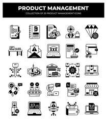 Product Management Icons: A Collection of 25 Essential Icons for Business