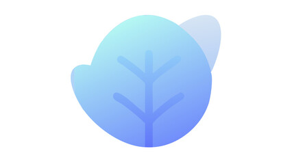 Obraz premium Heart-shaped leaves forming a medical health symbol illustration