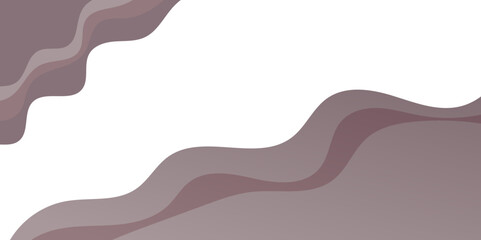 Wavy layered abstract background with soft brown and mauve tones, creating a flowing, modern paper-cut design. Ideal for elegant presentations, branding, or minimalist creative projects.