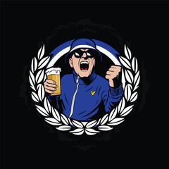 vector illustration of a man 