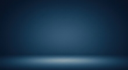 Moody Blue Gradient Background: A Deep, Serene Studio Backdrop for Design Projects