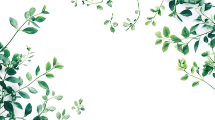 green floral background