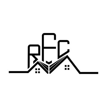 RFC Real State logo design, RFC simple and modern logo. RFC luxurious alphabet design