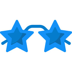 Star Shape Sunglasses Illustration