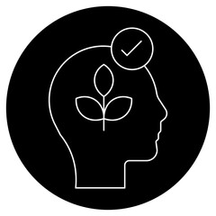 Mindset icon, Master Your Mindset The Key to Growth and Success, Unlocking Potential How Mindset...