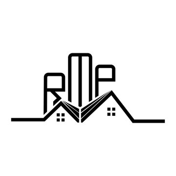 RMP Real State logo design, RMP simple and modern logo. RMP luxurious alphabet design