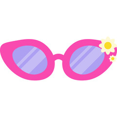 Fototapeta premium Summer Shape Sunglasses Illustration