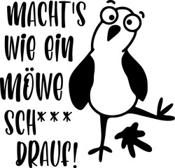 Maritim, Sommer, Möwen , Moin, Leuchtturm, Meer, Machts wie ein Möwe sch... drauf.