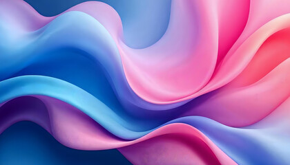 Vibrant blue pink gradient abstract fluid wavy texture