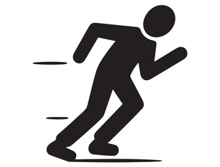 SLIPPERY ICON SILHOUETTE
