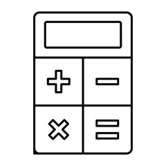 Finance Calculator outline icon