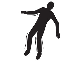 SLIPPERY ICON SILHOUETTE