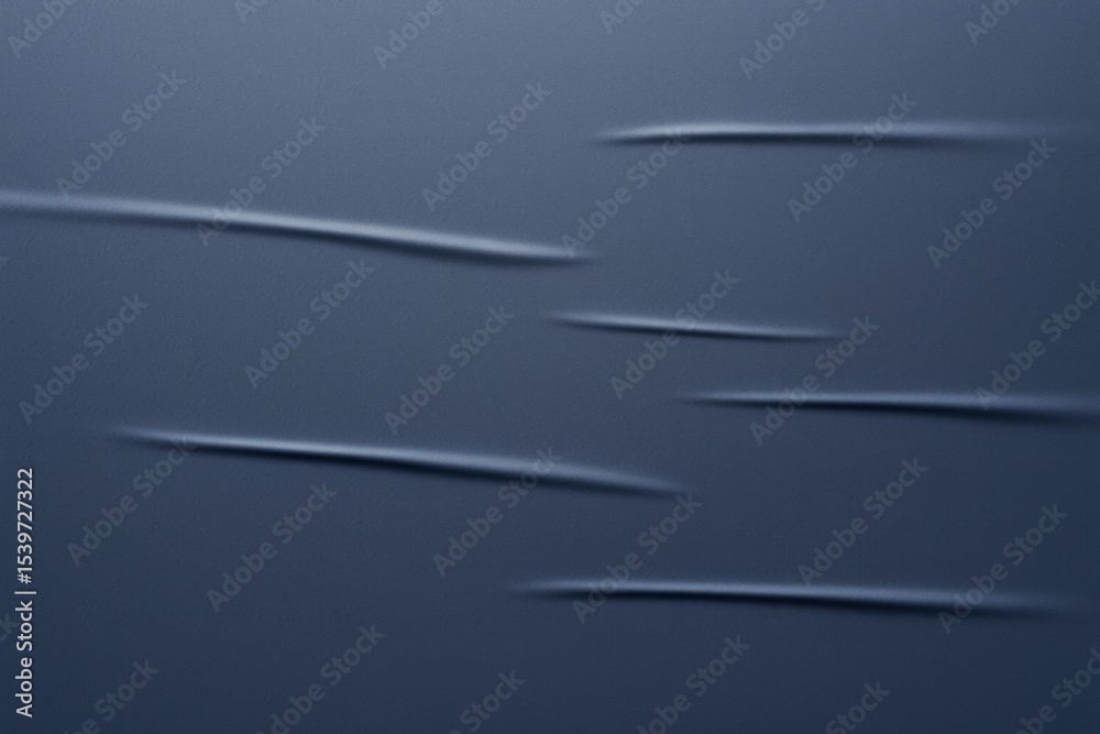 Poster Abstract dark blue background with subtle flowing light streaks creating a smooth modern graphic concept of motion and fluidity.