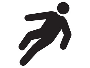 SLIPPERY ICON SILHOUETTE