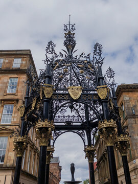 The Lyle Fountain in Cathcart Square, Greenock, Scotland