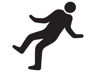 SLIPPERY ICON SILHOUETTE