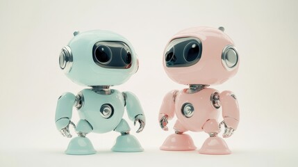 three robots in the form