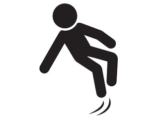 SLIPPERY ICON SILHOUETTE