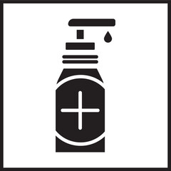 Obraz premium Hand SanitizerIcon Design