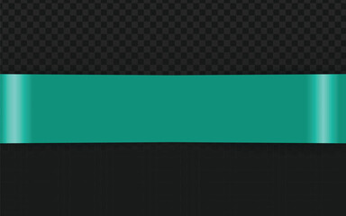 
A glossy, elegant green ribbon banner with a subtle gradient effect, perfect for adding a sophisticated touch to promotions, certificates, or decorative designs.