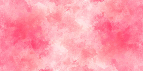 Beautiful watercolor art background. Pink and yellow shades aquarelle painted paper textured stain element for text design, Watercolor texture for cards, flyers, poster, banner background.