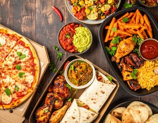pizza with vegetables
