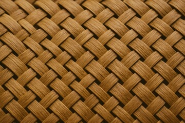 Woven rattan texture forming a beautiful repeating pattern