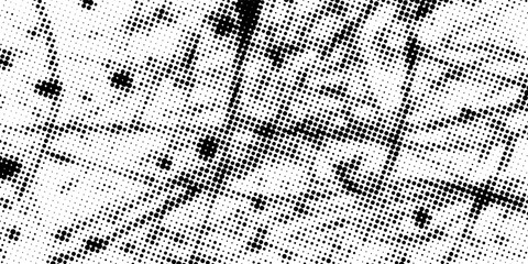 Abstract halftone background with wavy surface made of gray dots on white. vector ilustration