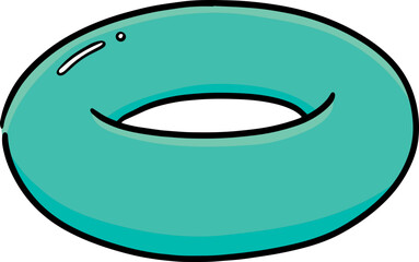 Illustration of life ring
