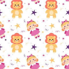 Doll Seamless Pattern
