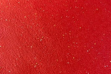 日本伝統の赤い和紙にキラキラと光る金粉
