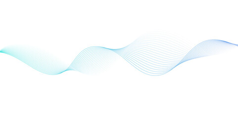 blue wave curve lines banner background design. Digital frequency track equalizer. Stylized line art background. modern soft luxury texture with smooth and clean vector subtle background illustration