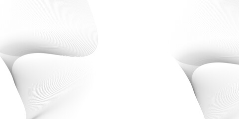 gray wave curve lines banner background design. Digital frequency track equalizer. Stylized line art background. modern soft luxury texture with smooth and clean vector subtle background illustration