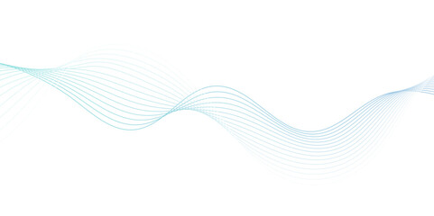 blue wave curve lines banner background design. Digital frequency track equalizer. Stylized line art background. modern soft luxury texture with smooth and clean vector subtle background illustration
