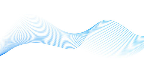 blue wave curve lines banner background design. Digital frequency track equalizer. Stylized line art background. modern soft luxury texture with smooth and clean vector subtle background illustration