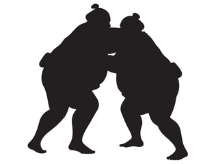 SUMO WRESTLER SILHOUETTE