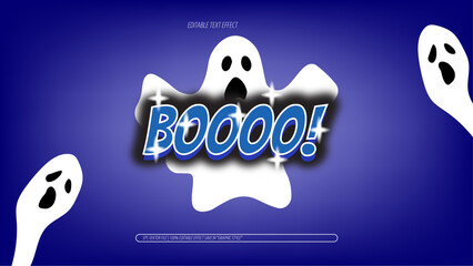 blue boooo Text Effect background