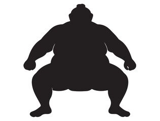  SUMO WRESTLER SILHOUETTE