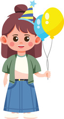 Birthday Kids Character