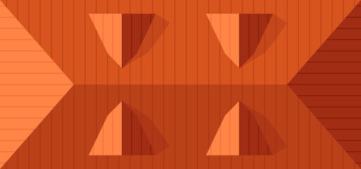 House Top View Illustration