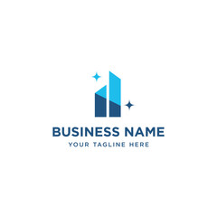 simple building construction logo design