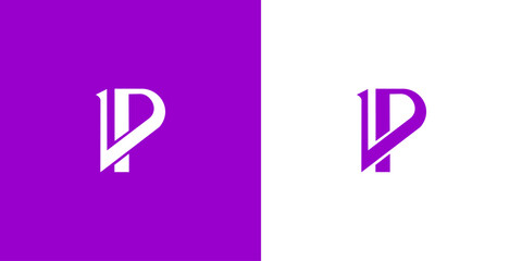 Creative LP Letter Logo With Abstract, Illustration, Design Inspiration, Vector, Icon